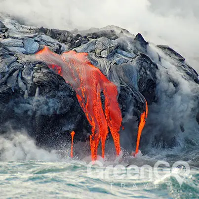Volcanoes-in-the-Galapagos-lava-flow-steam