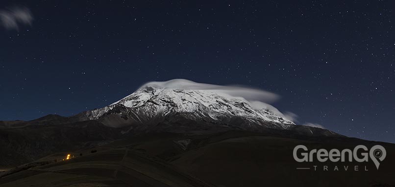 chimborazo at night