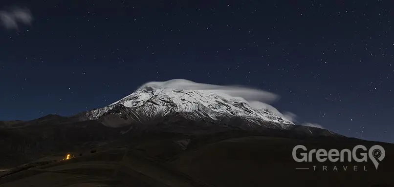 chimborazo at night