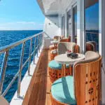 Elite Galapagos Catamaran - Lounge Balcony