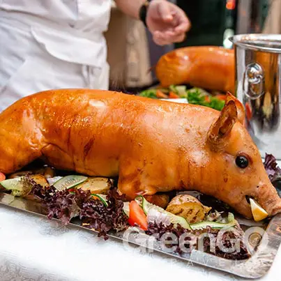 Hornado or roasted Pork