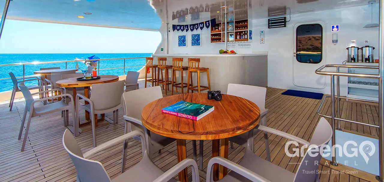 Tip Top 5 Galapagos Catamaran - Exterior Bar