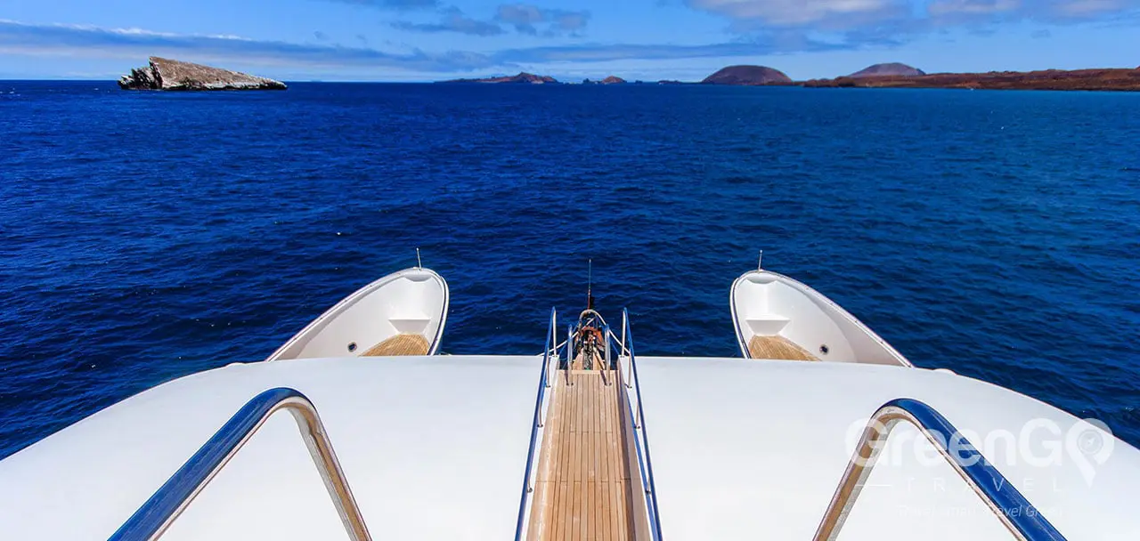 Tip Top 5 Galapagos Catamaran - Front View