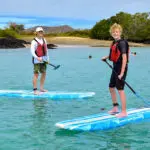 La Pinta Galapagos Ship - Paddleboarding