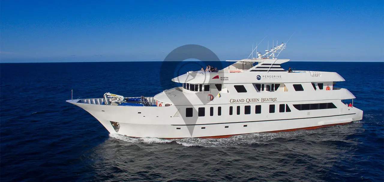 Grand Queen Beatriz Galapagos Cruise Highlights-Exterior view of Grand Queen Beatriz