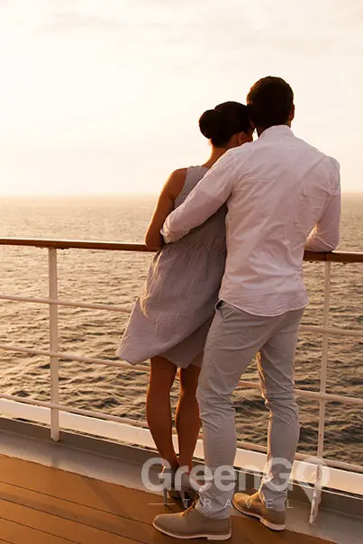Tip-Top-V-Galapagos-Cruise-Honeymoon-Experience-Honeymoon-COuple-standing-on-Galapagos-Cruise