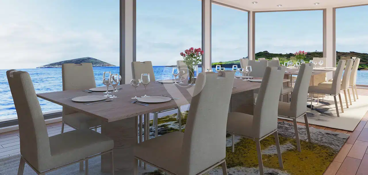 Cormorant-II-Galapagos-Catamaran-Dining-Room-2