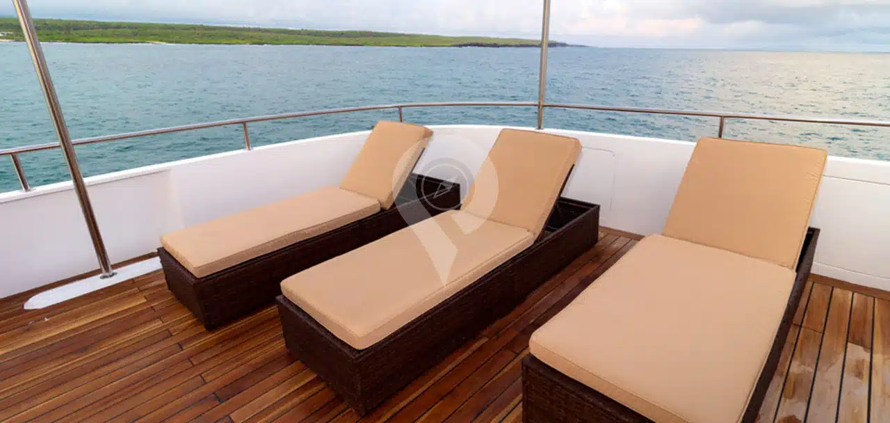 Reina-Silvia-Voyager-Galapagos-Catamaran-Sun-Chairs