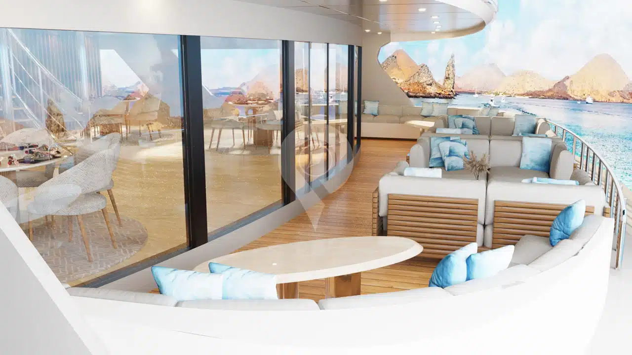 Hermes Galapagos Catamaran-Aperitif Lounge