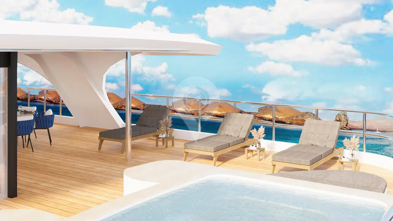 Hermes Galapagos Catamaran-Sun Deck Pool
