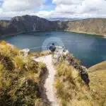 man-in-viewpoint-at-Quilotoa