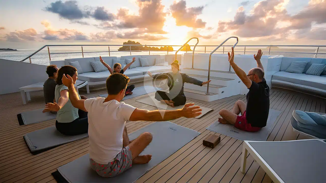 Galapagos-Tribute-Yacht-sunrise-yoga