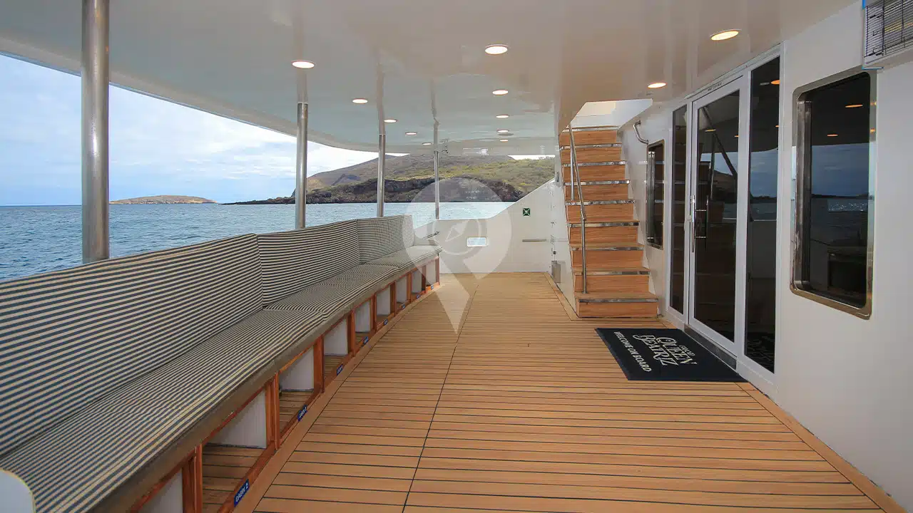 Grand-Queen-Beatriz-Galapagos-Yacht-porch