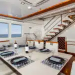 Infinity-Galapagos-Yacht-dining-area