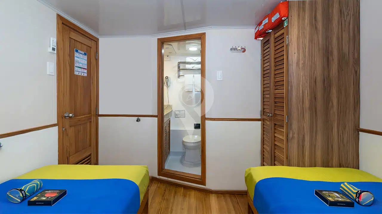 Tip-Top-4-Galapagos-Yacht-twin-bed-lower-deck-2