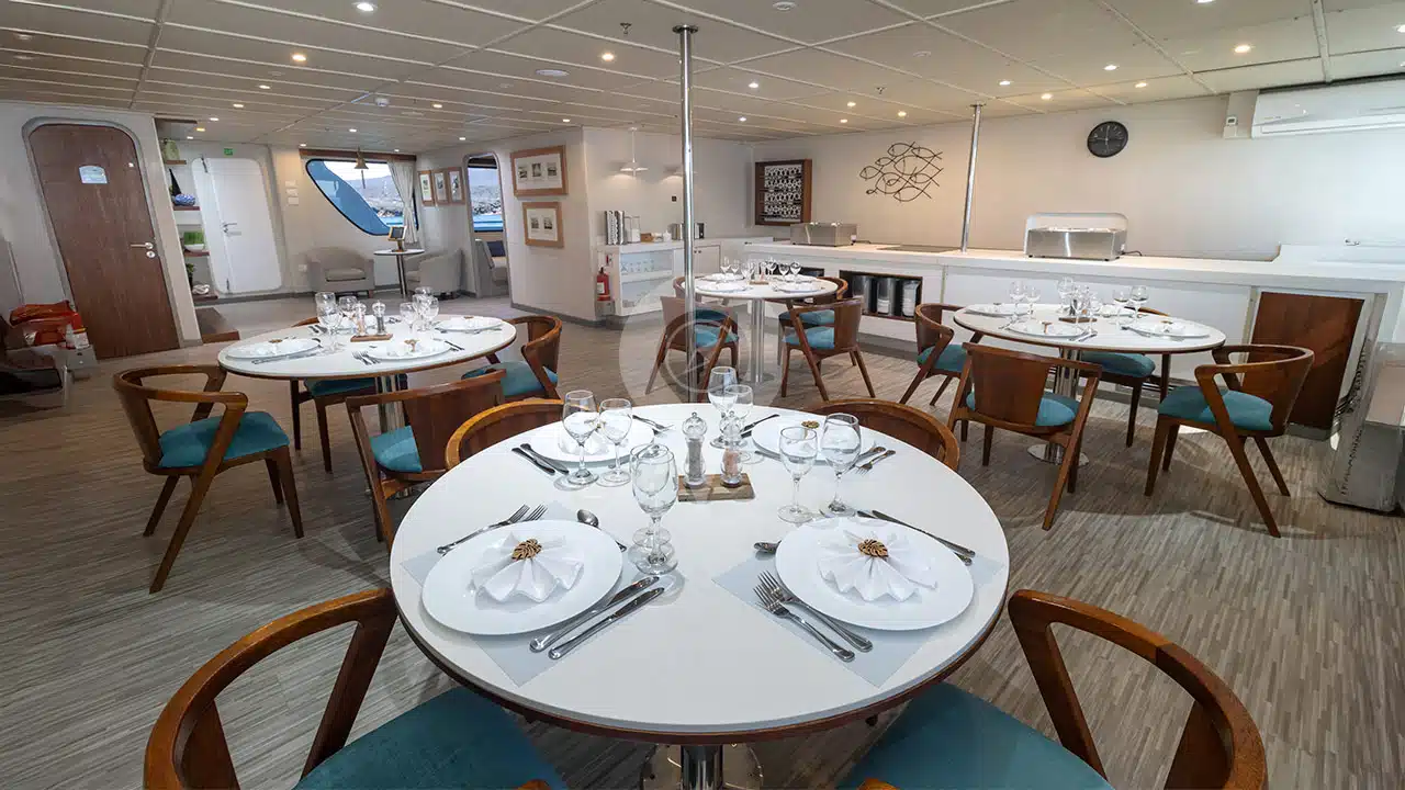 Tip-Top-5-Galapagos-Catamaran-dining-room